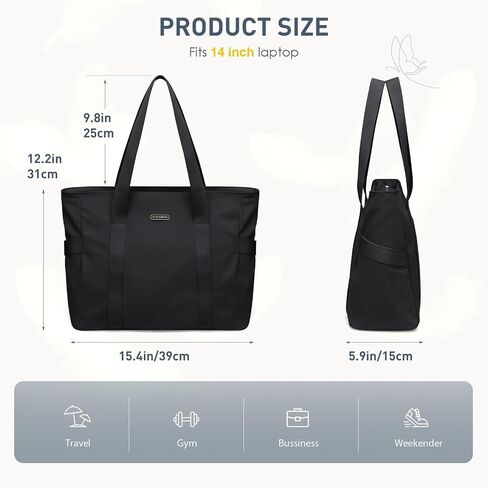 GOLF SUPAGS Tote Bag for Women with Zipper Large Shoulder Bag Top Handle Handbag for Travel Work in Kuwait