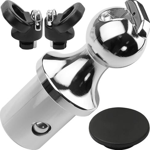 GNXA2061 Puck System Gooseneck Hitch Ball Kit, 2-5/16 Inch gooseneck Ball & Safety Chain Anchor kit Fits for Ford F-250/350/450, Fits for Chevrolet/Nissan Titan XD Trucks in Saudi Arabia
