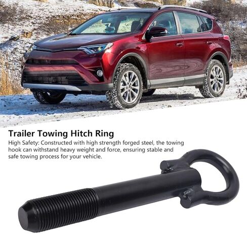 خطاف سحب Ciciglow لسيارة Toyota 2013-2018، خطاف سحب 5196142040، خطاف سحب مقطورة فولاذي عالي القوة، حلقة مقطورة أوتوماتيكية عالية الأمان، حل سحب آمن، in Saudi Arabia