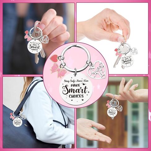 Sweet Sixteen New Driver Keychain - 16 Years Old Girl Gifts Sweet and Sassy Keyring for Teen Friends Birthday Christmas in Saudi Arabia