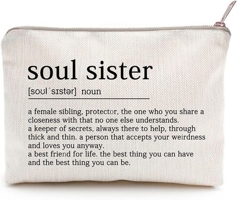 My Sister Is You Makeup Bag Sister Gift Linen Case Sister Birthday Gift Toiletry Bag Best Friend Gift Birthday Gift for Her in Kuwait