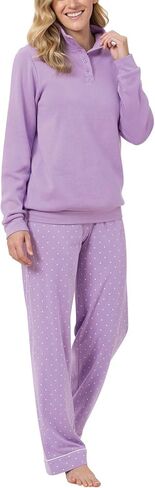 PajamaGram Womens Pajama Sets - Cotton Pajamas For Women, 3-Pc Set in Saudi Arabia