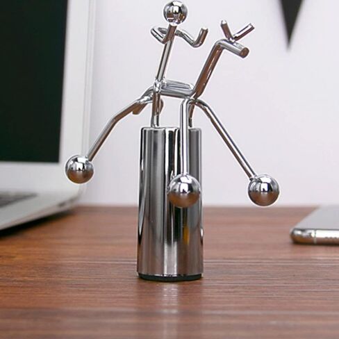 Steel Balance Toy Kinetic Art Table Balancing Decorations Physics Toy Home Office Toys Kinetic Desk Toys FN05 in Saudi Arabia
