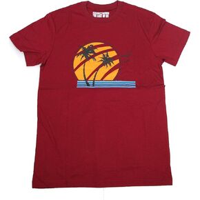 OEM Last of Us Ellie T-Shirt Coconut Tree Joel Survival Horror (S) Red