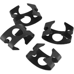 Acouto Brake Hose Clips 4pcs Brake Line Hose Retaining Clips for Golf MK1 MK2 Cabriolet for Scirocco 1.6 1.8 4D0611715B
