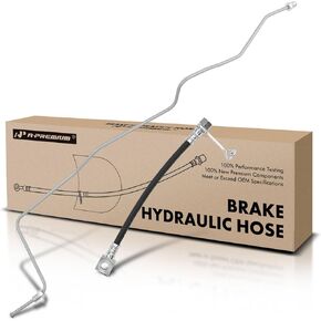 A-Premium Rear Passenger Outer Brake Hydraulic Hose Compatible with Select Ram Models - 3500 2015 2016 2017 2018, 5.7L 6.4L 6.7L - Replace# 68233076AC