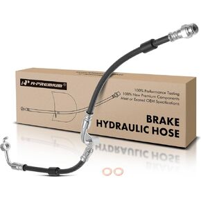 A-Premium Front Passenger Brake Hydraulic Hose Compatible with Select Mazda Models - RX-8 RX8 2004-2011 1.3L - Replace# F15143980A