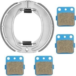 Youxmoto Brake Shoes Front and Rear Fit for Honda Sportrax TRX 250 EX 2001-2008 / Fit for Honda TRX 250X 2009-2021 Brakes Drum Pads