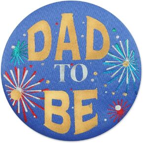 Dad to Be Satin Button