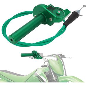 7/8" 22mm Quick Twister Throttle Assembly + Throttle Cable CNC Univerdal for YZ125 YZ65 YZ80 TTR 125 PW50 PW80 YZ250F DRZ400 CT200U CT200U-EX BT200X SSR 125 Dirt Pit Bike Mini Bike Blue