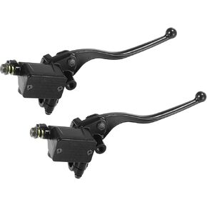 Motoforti 2pcs Front Black Motorcycle Brake Master Cylinder Pump Lever for Yamaha Virago 750 1981-1983 Long-lasting