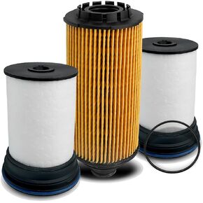 Fuel Filter and Oil Filter Fit for Chevy Colorado GMC Canyon 2.8L Diesel Engine 2016-2022 Replace TP1007 52100212 94771044 PFBT8132 and PF2262G 5595791 PF69 12679114