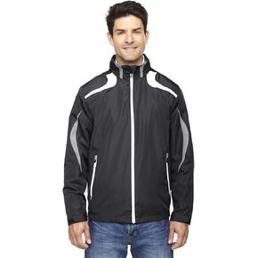 North End Sport Men's Impact Active Lite Colorblock Jacket, Small, Black 703