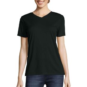 Hanes Women's Cool DRI Performance V-Neck T-Shirt, Moisture-Wicking Short Sleeve Tee, 40+ UPF Protection