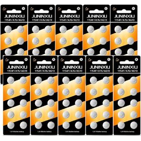 100 Pack LR44 AG13 357 L1154F 303 A76 [Strong Power] Button-Cell Batteries
