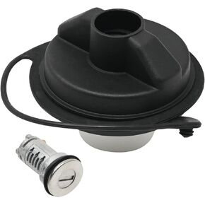 UOIENRT 68030940AA Tank Cap with Lock Cylinder Replacement for Jeep Wrangler 2018-2022 Replace 82215184 68045040AA