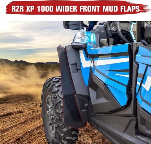 A & UTV PRO Front & Rear Mud Flaps for Polaris RZR 1000 XP,Heavy Duty Fender Flares Extensions Splash Mud Guards for Polaris RZR XP/4 1000 Turbo Fender Flare 2014-2023 Accessories, 4PCS in Saudi Arabia