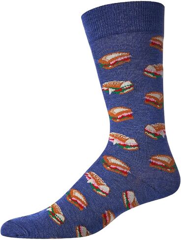 MeMoi Men's Tasty Hoagies Rayan Blend Novelty Crew Sock in Saudi Arabia