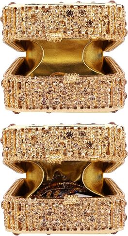 Crystal Clutch Evening Bag Bling Luxury Rhinestone Wedding Bridesmaid Handbag Cocktail Formal Purse For Women in Saudi Arabia