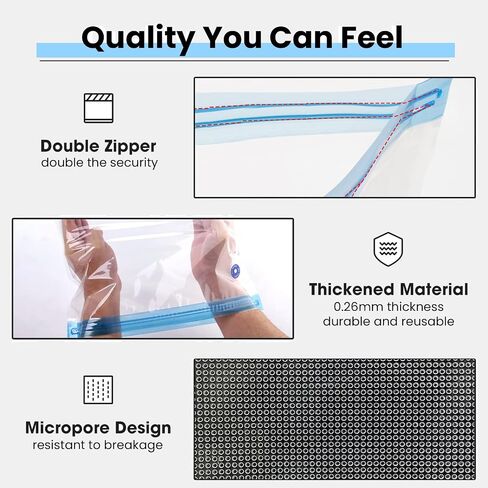 Filament Storage Bags Vacuum Kit 4Pcs w/Pump, 15.5x15.5in Large Capacity, 0.4mm Thick, Moisture/Dust Proof, Fit Most 0.25/0.5/1/2KG 3D Printer Filament Spools in Saudi Arabia
