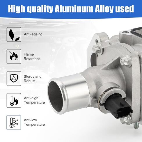 ترقية مجموعة مبيت ترموستات الألومنيوم لسيارات BMW 323 325 328 330 525 528 530 X3 Z3 Z4 X5 1999-2006-يستبدل 11537509227 11531437040 11531436823 in Saudi Arabia
