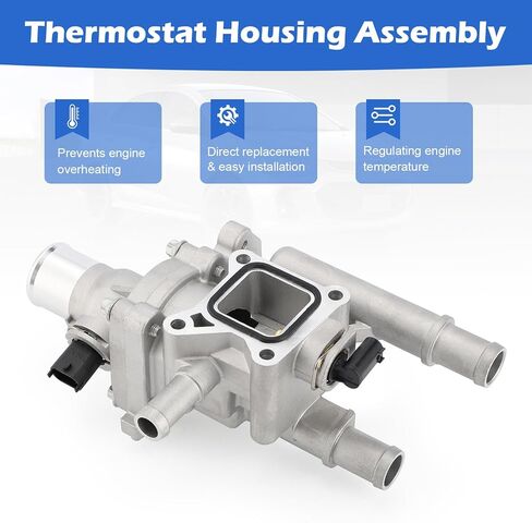 ترقية مجموعة مبيت ترموستات الألومنيوم لسيارات BMW 323 325 328 330 525 528 530 X3 Z3 Z4 X5 1999-2006-يستبدل 11537509227 11531437040 11531436823 in Saudi Arabia