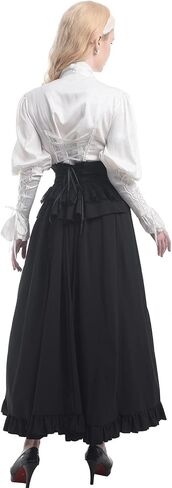 FCCAM Victorian Dress for Women Renaissance Costume Two-piece Ball Gown Costumes Medieval Wedding Dress in Kuwait