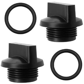 Unifizz 63405 Water Drain Thread Pump Plug and Seal O-Ring for Harbor Freight Predator 2 Inch 3 Inch 61986 68375 69774 Pump Pack of 2