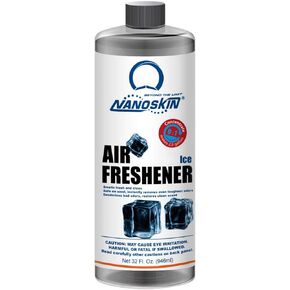Nanoskin Concentrated Air Freshener – ICE - Emits Fragrant Scent with Odor Eliminator into The Air to Freshen Interior | Adjustable Dilution up to 9:1 | For Automotive, Home, Office & More