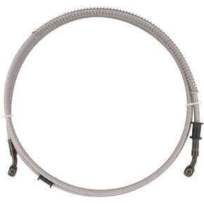 ApplianPar 86 Inch 10mm Braided Hydraulic Brake Hose Line Pipe Cable for Motorcycle ATV Dirt Bike Go Kart Scooter