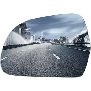 استبدال مرآة جانبية للسائق لأودي A3 S3 8P A4 S4 B8 A5 S5 A4 Allroad/Quattro A6 S6 C6 A6 Allroad/Quattro A8 S8 Q3 - زجاج مرآة الجانب الأيسر، زجاج مرايا الرؤية الخلفية مع تسخين الطاقة in Kuwait