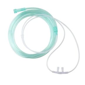 Dynarex 33111 Nasal Oxygen Cannula, Flared Tip, Adult, 7' Universal Connector, Pack of 50