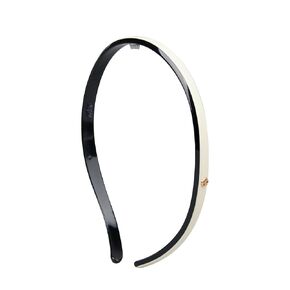 EVITA PERONI Wide Headband Designed for Glasses Black and White Headband for Women Comfortable Women's Headband Fashion Headband Non-slip, No Stress, No Headache