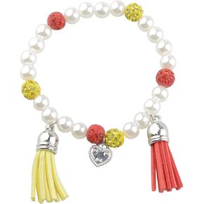 CENWA Teacher Sorority Sparkly Bracelet Yellow & Red Sorority 1923 Bracelets