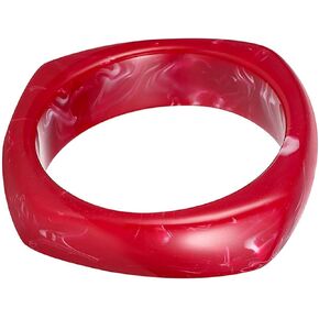 Colorful Acrylic Resin Bangle Bracelet Tortoiseshell Acetate Plate Cuff Bracelet Wristbands Retro Wide Irregular Geometric Plastic Bracelet for Women Jewelry