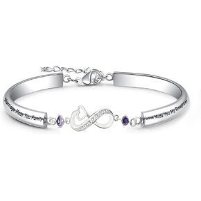 WKXZMTR Marriage Made You Family Love Made You My Daughter Bracelet Gift from Mother in Law Daughter in Law Gift Wedding Jewelry