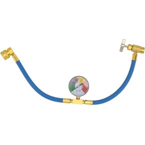 Abaodam Piercing Tap Valve Kit Connect Charging Hose to Refrigerator with Gauge R290 Refrigerant Charging Hose Car Refrigerant Recharge Kit Ac Peircing Kit Inflatable Diverter