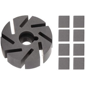 Vacuum Pump Impeller, Akozon Central Locking Vacuum Pump Motor Impeller Fit for