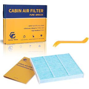 Rhino Screws Cabin HEPA Air Filter CF11671 Replacement for RAM 1500 2500 3500 2016-2024,4500 5500 2016-2023 /Jeep Wagoneer 2022-2024,Grand Wagoneer L 2023-2024/Mazda CX-7 2007-2012