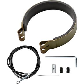 Rear 4 Inch Brake Band Pin with 70 Inch Black Throttle Cable Replacement for Manco Bandit Critter 1492 4316 297 Rotary 484 Azusa 2251-B Yerf-Dog Go Kart Cart Buggies Predator 212cc 420cc 196cc 6.5Hp