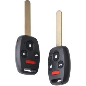 2Pcs KR55WK49308 Car Key Fob Keyless Control Entry Remote Vehicles Replacement Compatible with Accord 3 Button 35118-SZA-A22 35118-TA0-A00