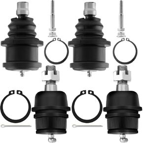 SCITOO 4pcs 2WD 4WD Front Suspension Kit Upper Lower Ball Joints Fit 1995-2001 For Ford Explorer 1998-2011 For Ford Ranger 1997-2001 For Mercury Mountaineer