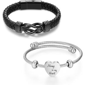 abooxiu Urn Bracelet for Ashes Lock Cremation Bracelet for Ashes