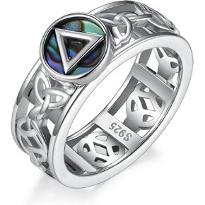 Sobriety Rings 925 Sterling Silver Sobriety Gift AA Jewelry Sobriety Alcoholics Anonymous Ring
