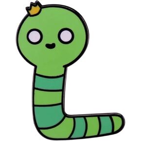 King Worm Worms Come Along With Me Adventure Time Jake Finn Cartoon Animated TV Show 1.2" Enamel Pin Badge