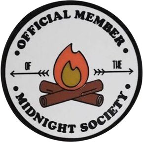 Official Member of the Midnight Society Afraid TV Dark Show 1.1" Enamel Pin Badge