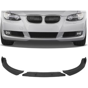 SCITOO Front Lip Spoiler Fits for 2007-2010 for BMW E92 3-Series Coupe Matte Black Front Bumper Lip