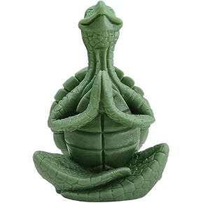 Turtle Yoga Pose Shaped Scented Candle,50G Aroma Soy Wax Decorative Art Candle for Table Photo Prop Birthday,Prefect Gift for Meditation Stress Relief Mood Boosting (Green)