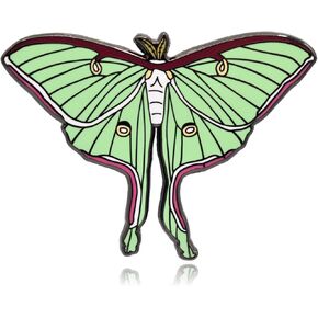 Luna Moth Hard Enamel Pin