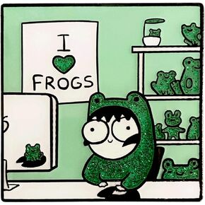 دبوس مينا Zen Monkey Studios x Sarah's Scribbles القابل للتجميع: New Obsession in Kuwait